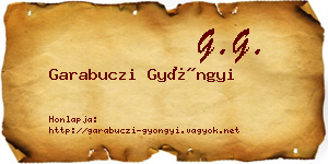 Garabuczi Gyöngyi névjegykártya